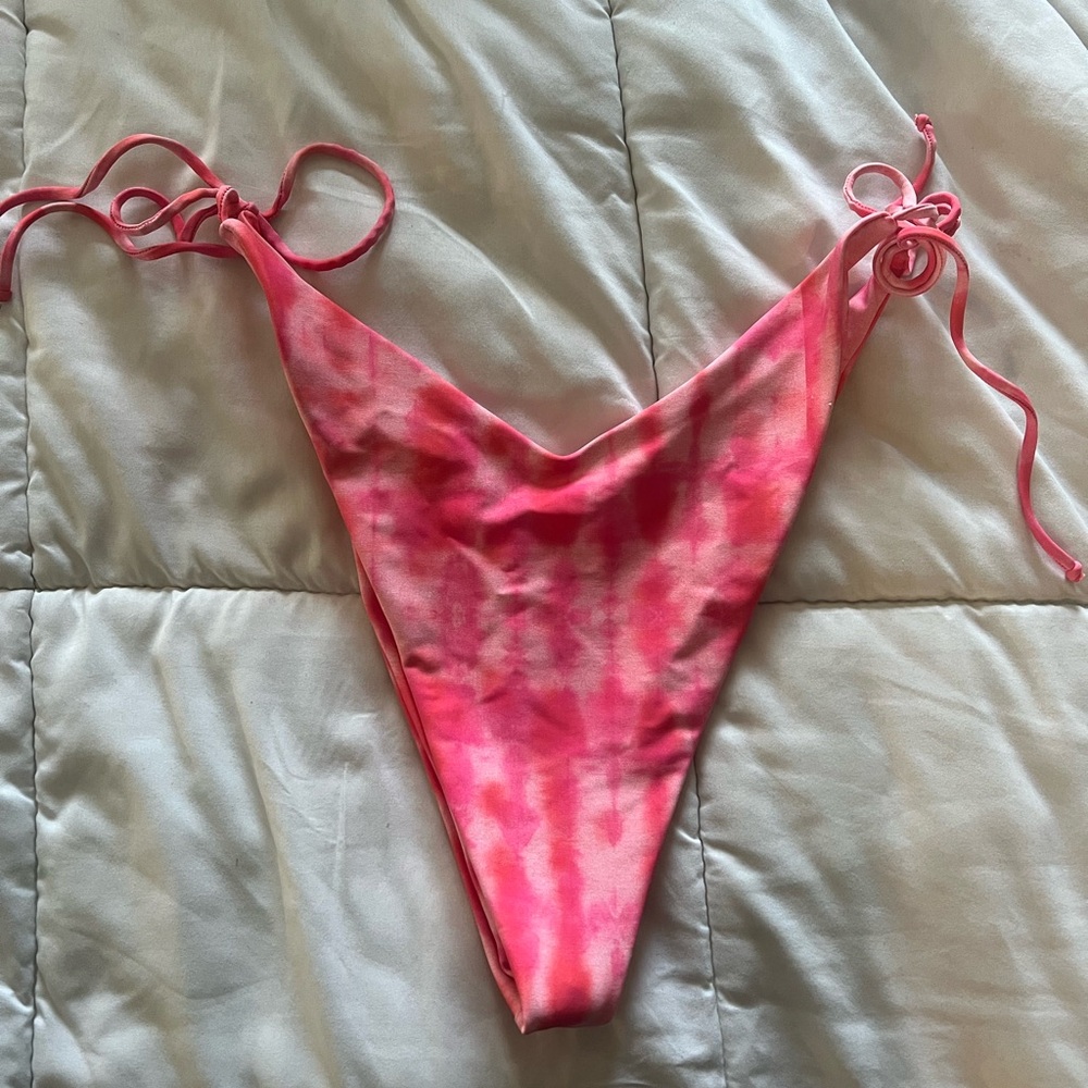 SKATIE Pink Tie-Dye Bikini Bottom